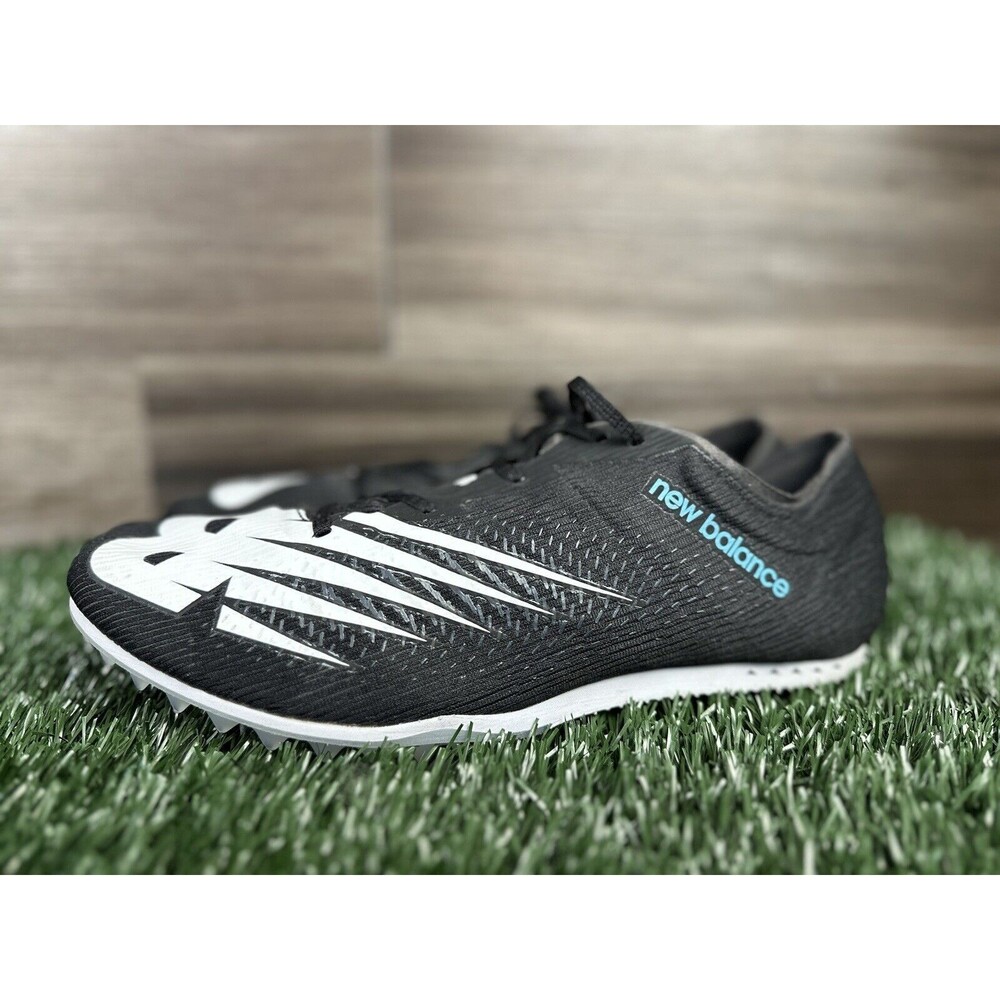 New Balance‎ Track Spikes Adult Size 12 MD500 B7 Black White Men's